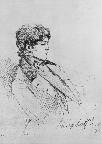 Portrait of Prince Otto von Bismarck, 1834 by German School